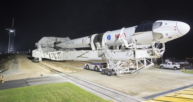 NASA image: SpaceX Crew-1 Rollout