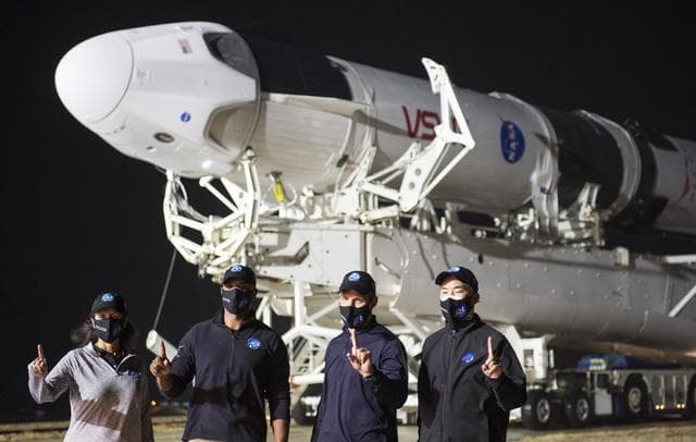 NASA image: SpaceX Crew-1 Rollout