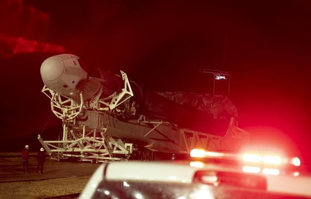 NASA image: SpaceX Crew-1 Rollout