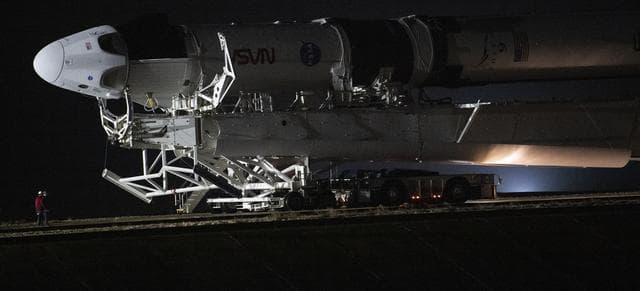 NASA image: SpaceX Crew-1 Rollout