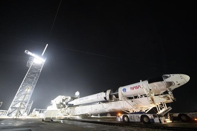 NASA image: SpaceX Crew-1 Rollout