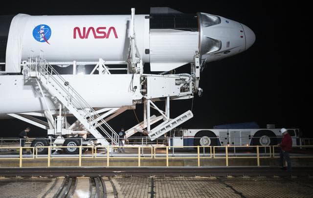 NASA image: SpaceX Crew-1 Rollout