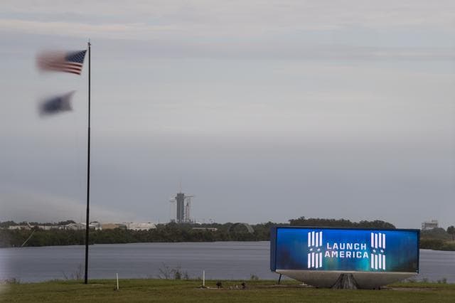 NASA image: SpaceX Crew-1 Static Fire