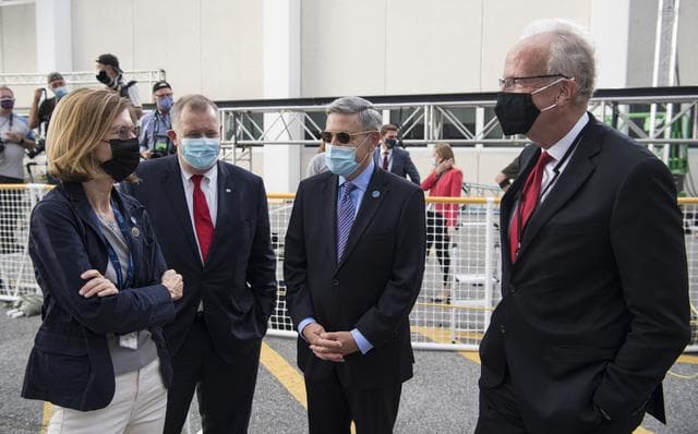 NASA image: SpaceX Crew-1 Crew Walkout