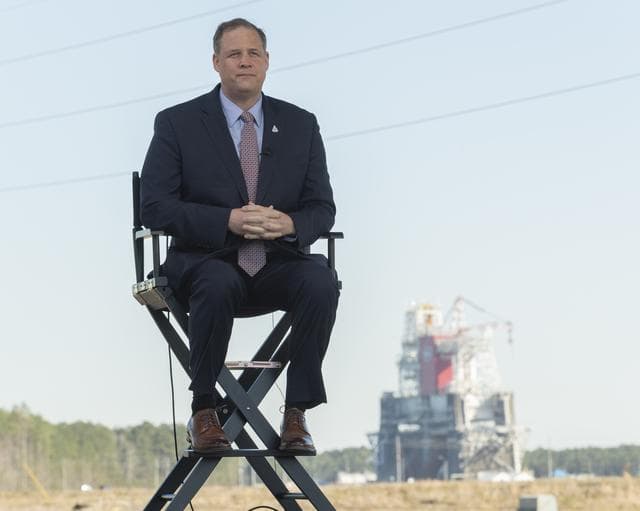 NASA image: Hot Fire Test of SLS Rocket Core Stage