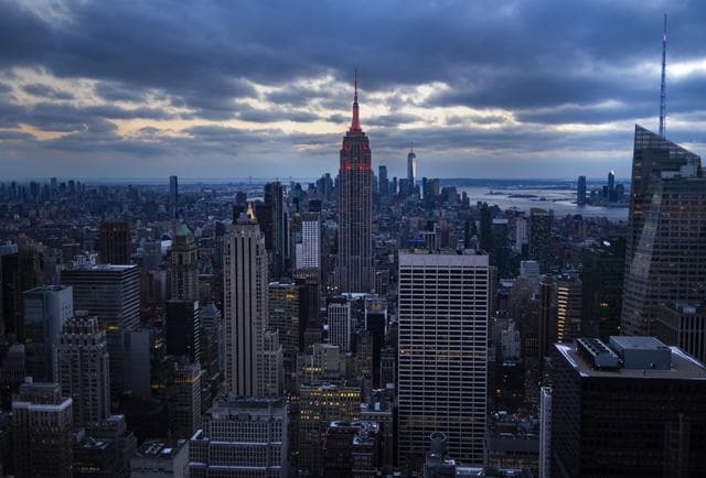 NASA image: Empire State Illuminated for Mars Perseverance
