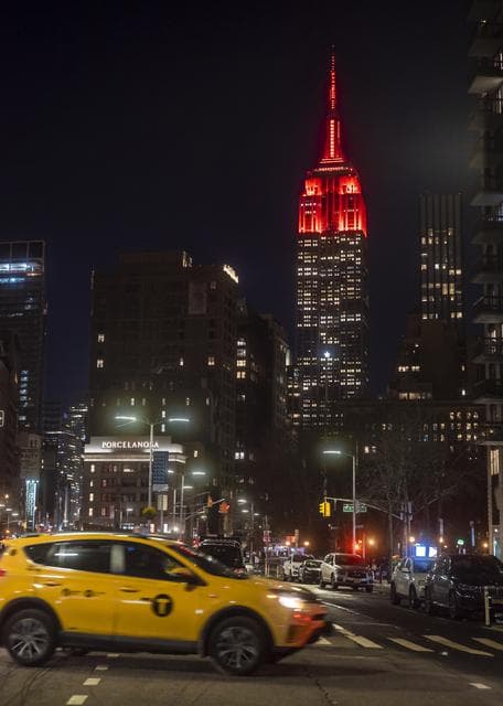 NASA image: Empire State Illuminated for Mars Perseverance