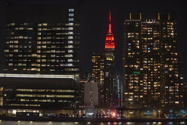 NASA image: Empire State Illuminated for Mars Perseverance
