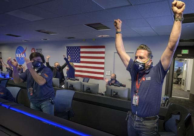 NASA image: NASA Perseverance Rover Lands on Mars
