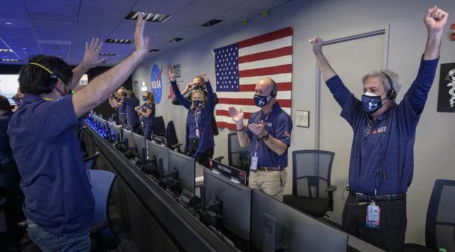 NASA image: NASA Perseverance Rover Lands on Mars