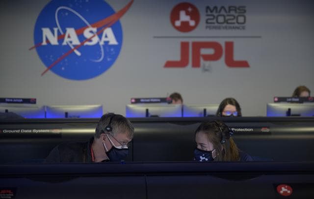 NASA image: NASA Perseverance Rover Lands on Mars