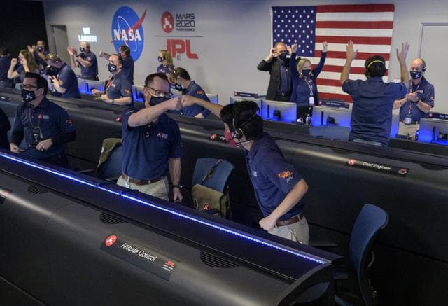 NASA image: NASA Perseverance Rover Lands on Mars