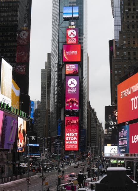 NASA image: NASA Mars Perseverance Live at One Times Square