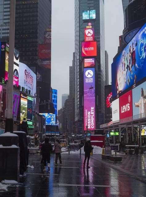 NASA image: NASA Mars Perseverance Live at One Times Square