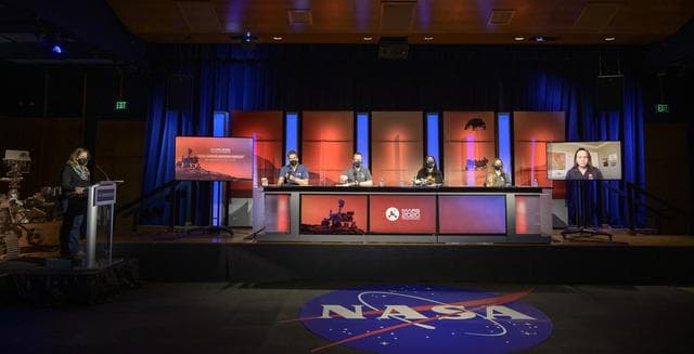 NASA image: NASA Perseverance Rover Initial Surface Checkout Briefing
