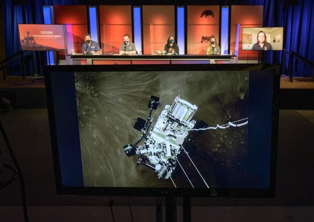 NASA image: NASA Perseverance Rover Initial Surface Checkout Briefing