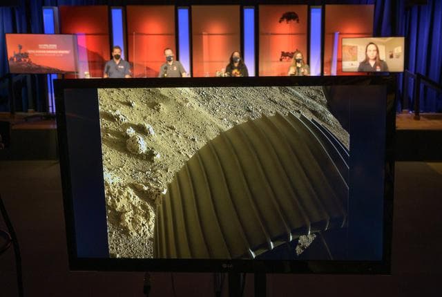 NASA image: NASA Perseverance Rover Initial Surface Checkout Briefing