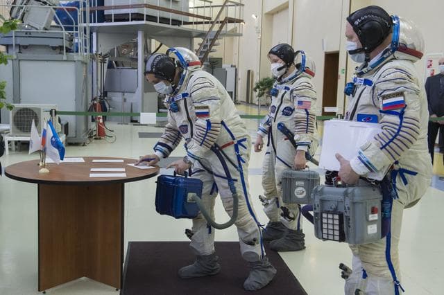 NASA image: Expedition 65 Crew Qualification Exams