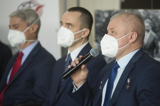 NASA image: Expedition 65 Crew Press Conference