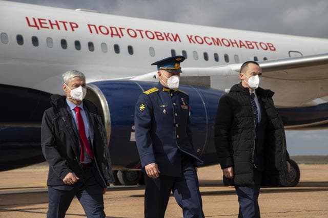 NASA image: Expedition 65 Crew Arrival in Baikonur