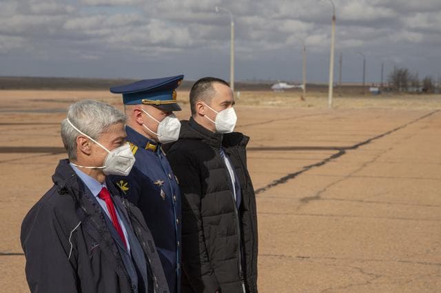 NASA image: Expedition 65 Crew Arrival in Baikonur