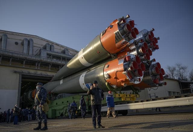 NASA image: Expedition 65 Soyuz Rollout