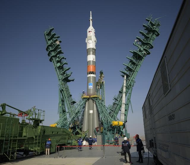 NASA image: Expedition 65 Soyuz Rollout