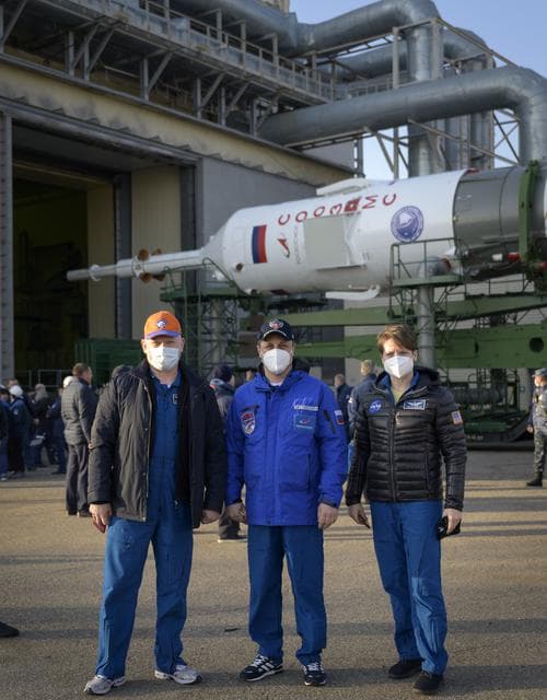 Expedition 65 Soyuz Rollout