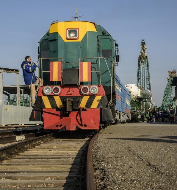 NASA image: Expedition 65 Soyuz Rollout