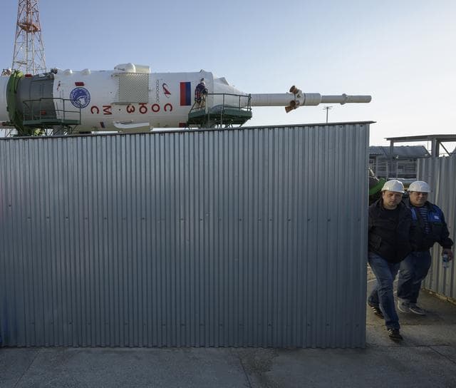 NASA image: Expedition 65 Soyuz Rollout