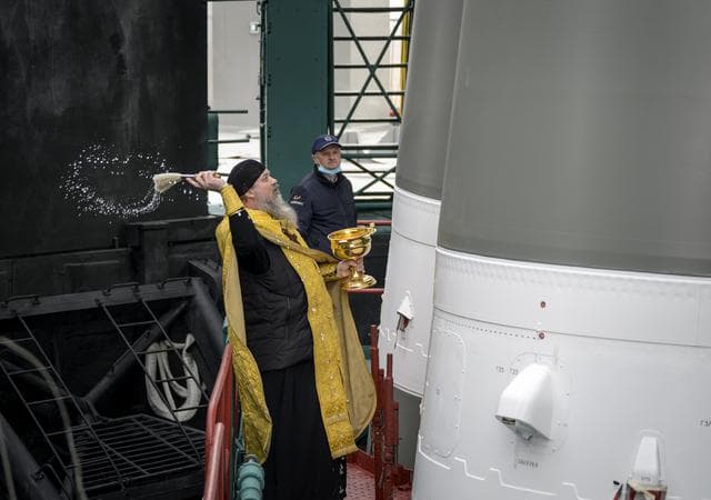 NASA image: Expedition 65 Soyuz Blessing