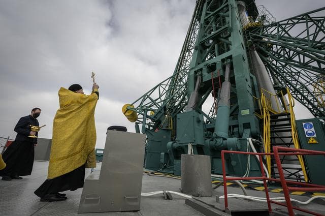 NASA image: Expedition 65 Soyuz Blessing