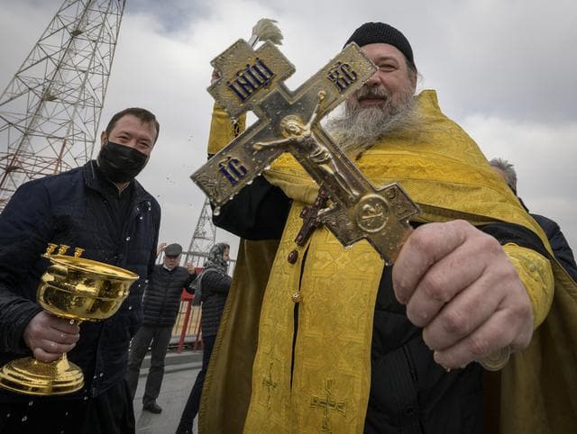 Expedition 65 Soyuz Blessing