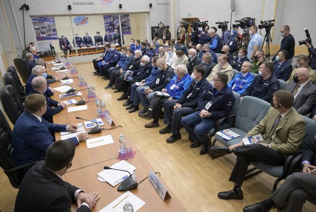 NASA image: Expedition 65 State Commission