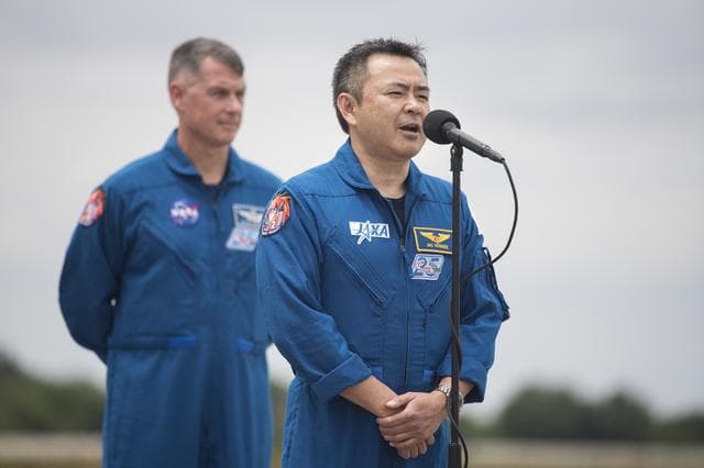 NASA image: SpaceX Crew-2 Crew Arrival