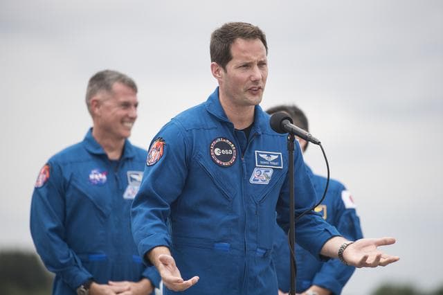 NASA image: SpaceX Crew-2 Crew Arrival