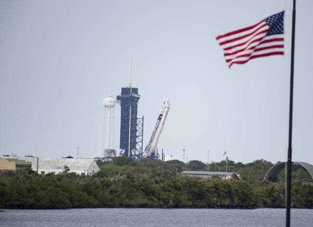 NASA image: SpaceX Crew-2 Rollout