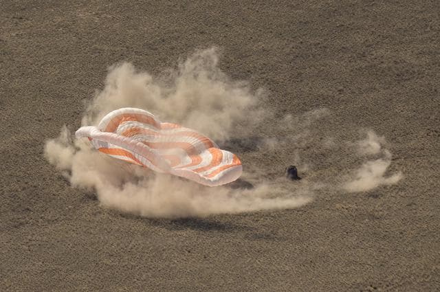 NASA image: Expedition 64 Soyuz Landing