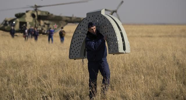 NASA image: Expedition 64 Soyuz Landing