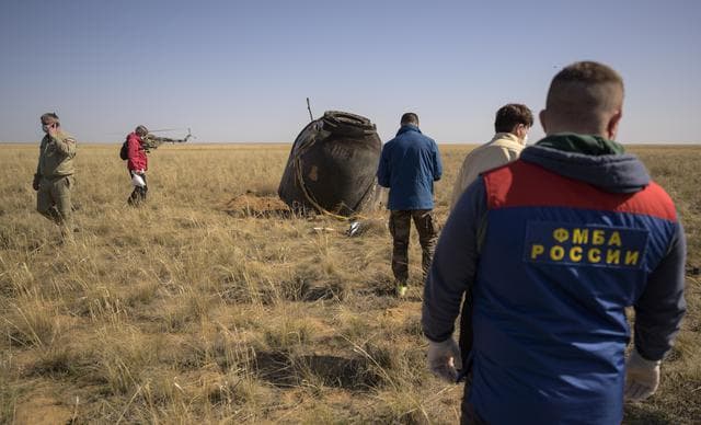NASA image: Expedition 64 Soyuz Landing