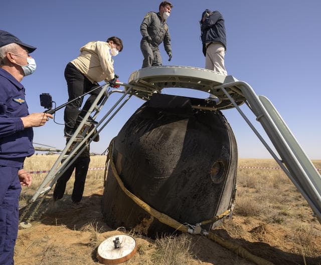 NASA image: Expedition 64 Soyuz Landing