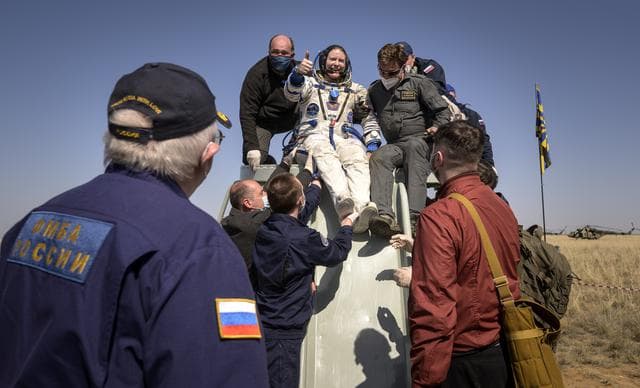 NASA image: Expedition 64 Soyuz Landing