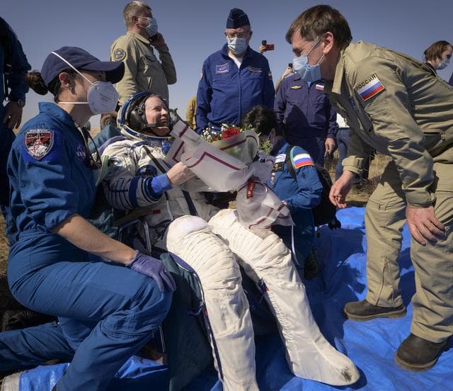 Expedition 64 Soyuz Landing
