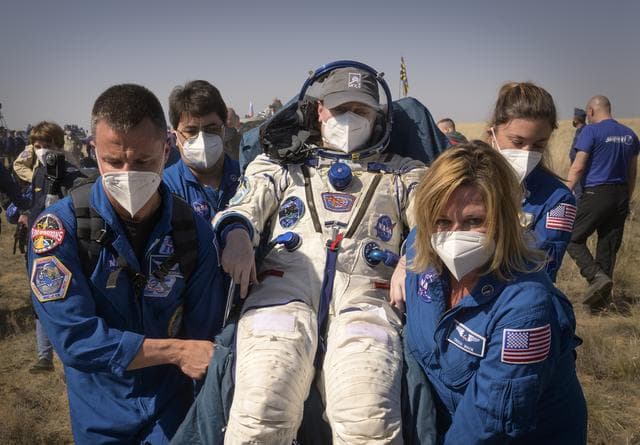 NASA image: Expedition 64 Soyuz Landing
