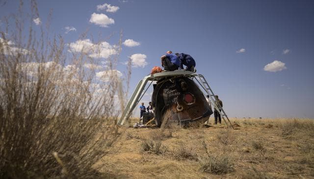 NASA image: Expedition 64 Soyuz Landing