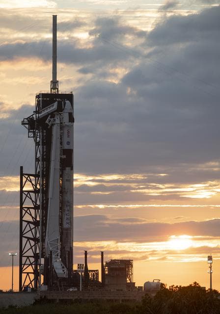 NASA image: SpaceX Crew-2 Preflight