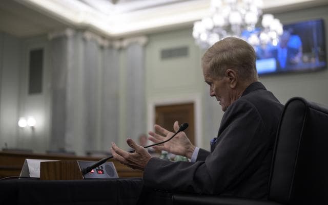NASA image: Bill Nelson Senate Confirmation Hearing