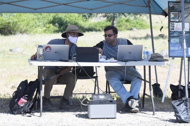 NASA image: STEReO Field Testing
