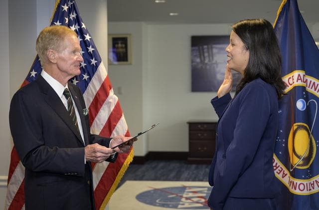 NASA image: NASA Chief Financial Officer Margaret Vo Schaus Swearing-In