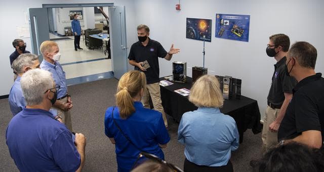 NASA image: NASA Leadership Tours Wallops Flight Facility
